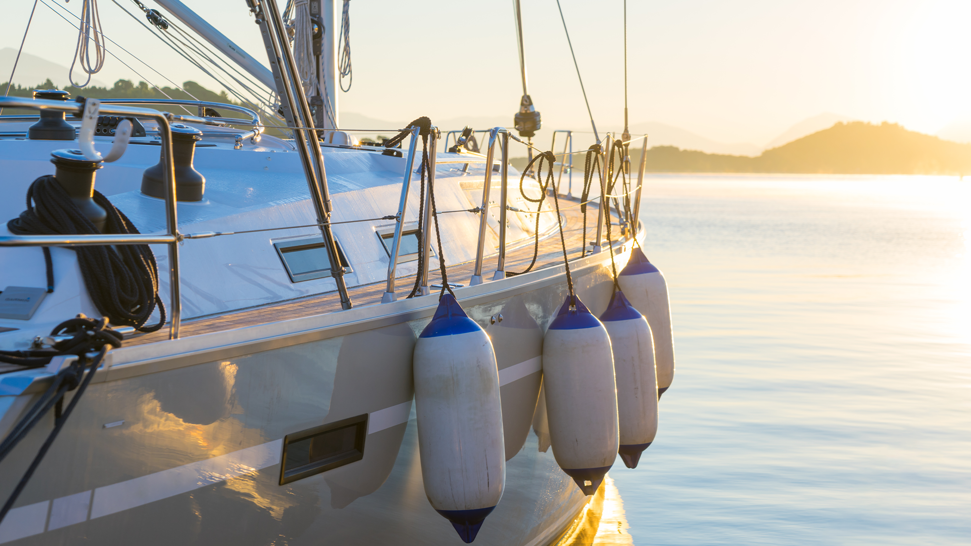 Elegant Yacht Deck